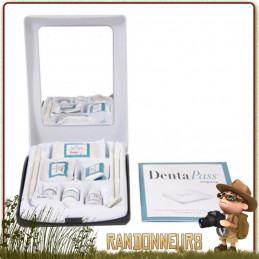 Dentapass, kit de premiers secours dentaire d’urgence premiers soins dentaires en voyage trekking